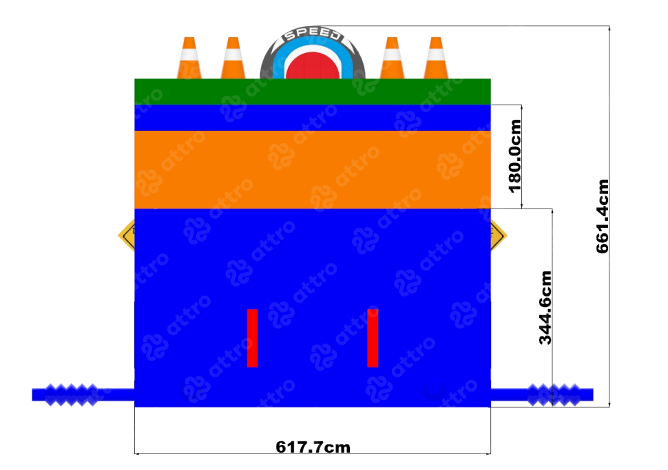 Надувая горка 