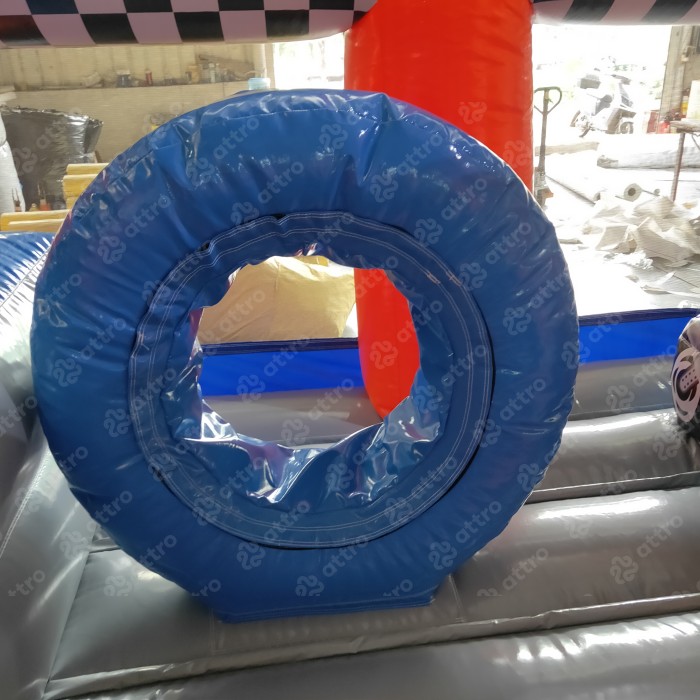 Надувая горка "Супер тачки 3D", 12*6*6,6 м