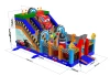 Надувая горка "Супер тачки 3D", 12*6*6,6 м