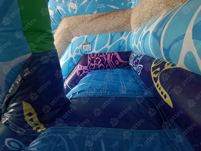 Надувной батут «Океан с иллюминаторами»  16*9,5*7 м