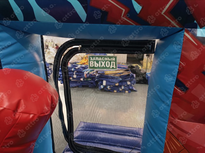 Надувной батут «Океан с иллюминаторами»  16*9,5*7 м