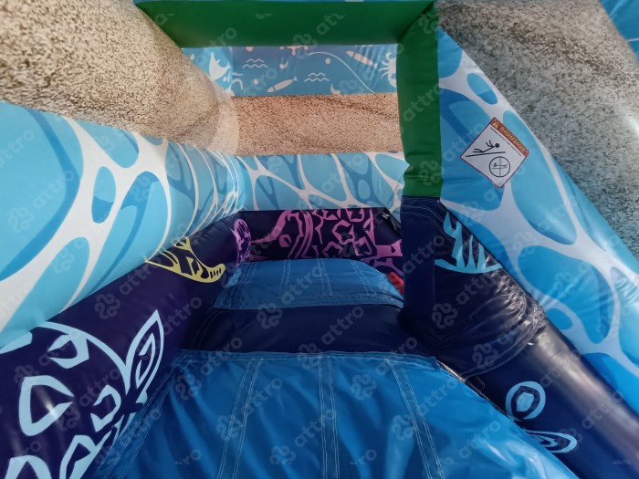 Надувной батут «Океан с иллюминаторами»  16*9,5*7 м