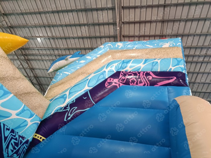 Надувной батут «Океан с иллюминаторами»  16*9,5*7 м