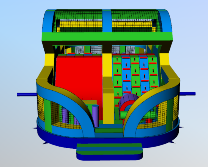 Надувная полоса препятствий "Малая"  13*6,5*4,5 м