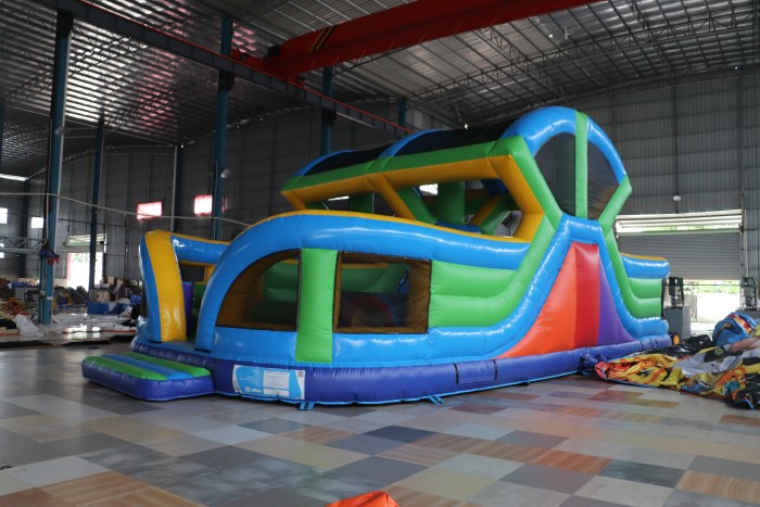 Надувная полоса препятствий "Малая"  13*6,5*4,5 м