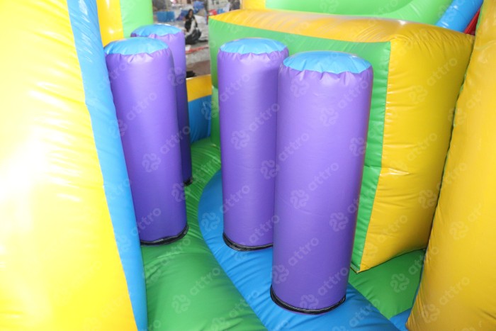 Надувная полоса препятствий "Малая"  13*6,5*4,5 м