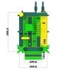 Надувной батут "Рентор джунгли" 5,5*4*4 м