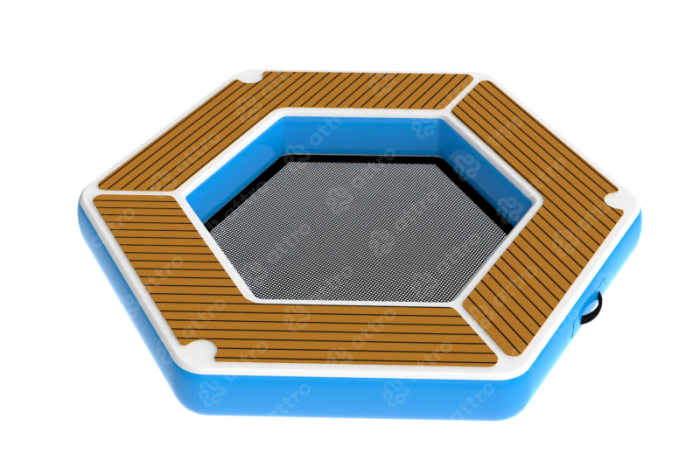 Надувной остров 1,9*1,7*0,2 м