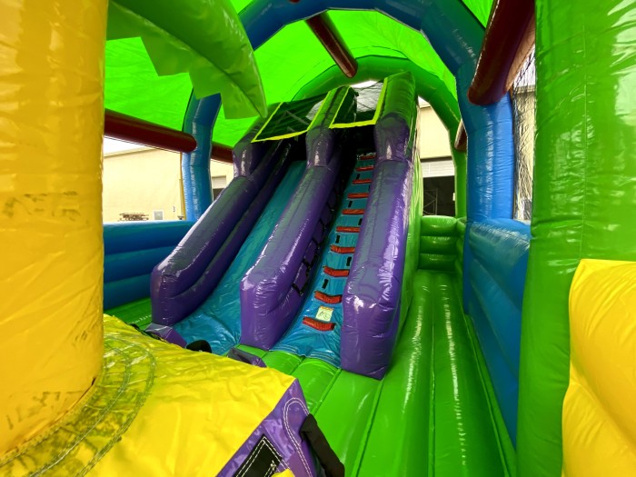 Надувной батут "Домик Миньонов" 12*6*6 м