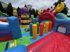 Надувной батут "Миньоны под волной" 12,5*8,5*9,2 м