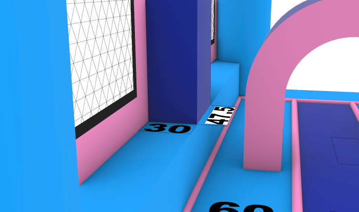 Надувной батут "Рентор аква" 5,5*4*4,5 м