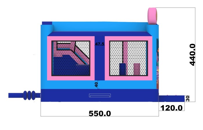 Надувной батут "Рентор аква" 5,5*4*4,5 м