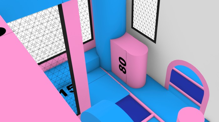 Надувной батут "Рентор аква" 5,5*4*4,5 м