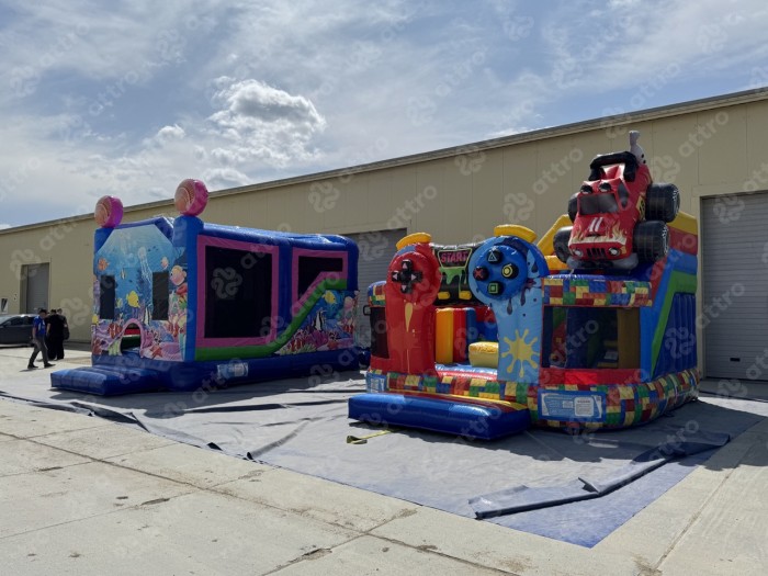 Надувной батут "Рентор аква" 5,5*4*4,5 м