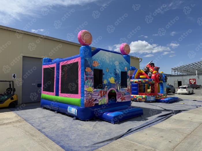 Надувной батут "Рентор аква" 5,5*4*4,5 м