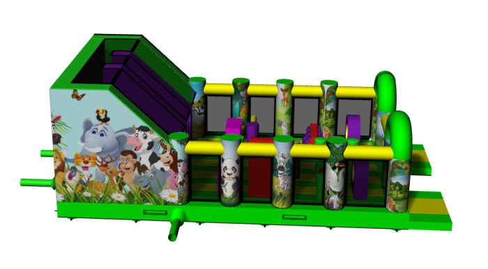 Надувной батут «Джуманджи» 10*6*4 м