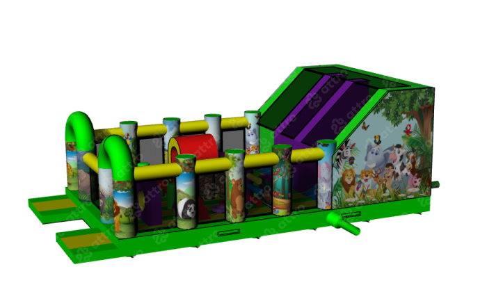 Надувной батут «Джуманджи» 10*6*4 м