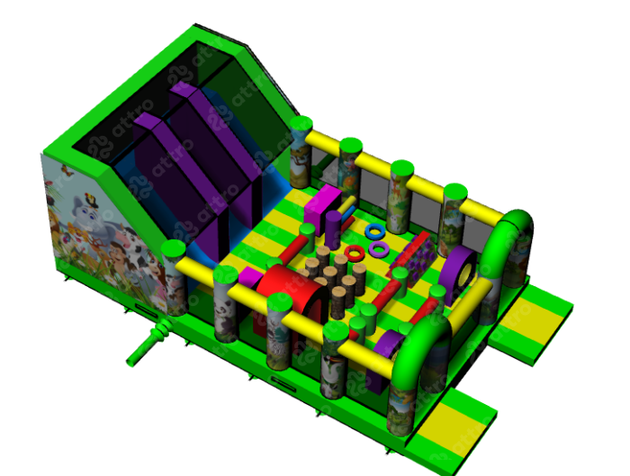 Надувной батут «Джуманджи» 10*6*4 м