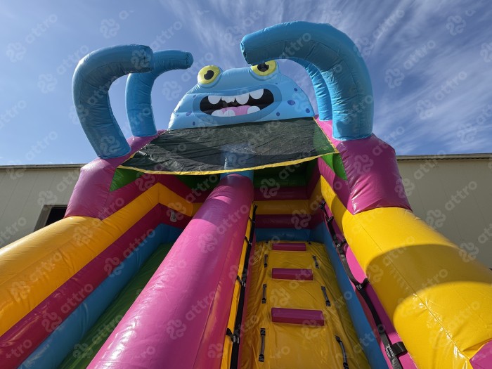 Надувная горка "Монстрики" 7*5*5,6 м
