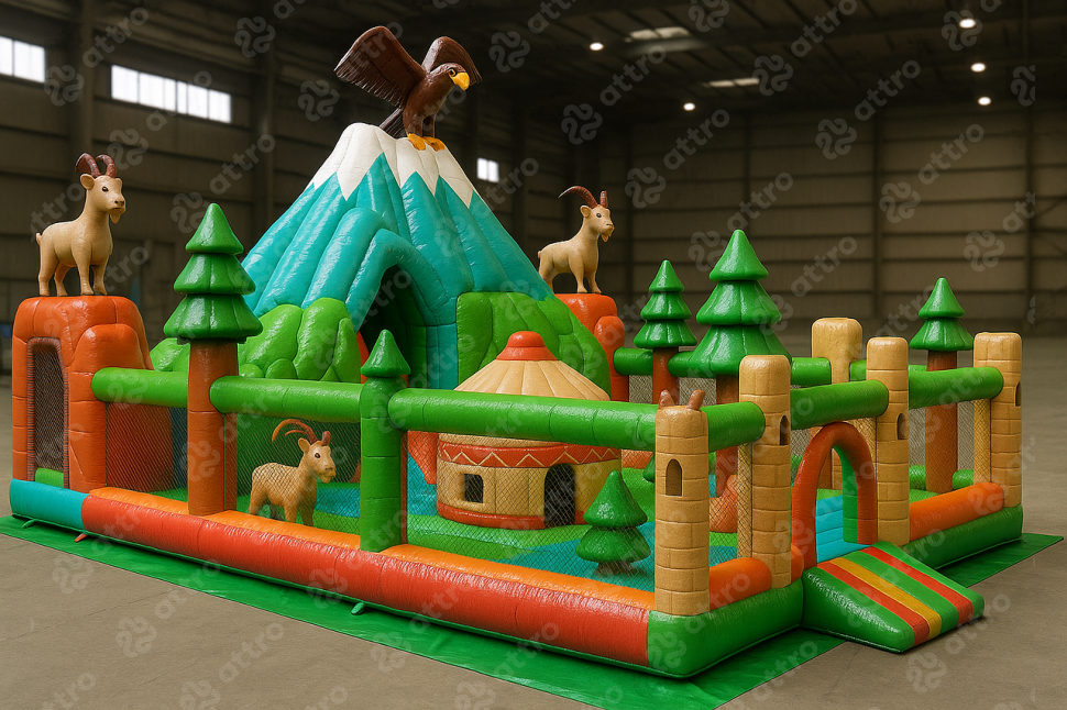 Проект надувного батута «Сибирь»