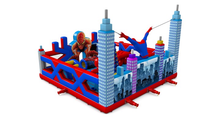 Надувной батут «Спайдер 8» 10,5*10*7,5 м