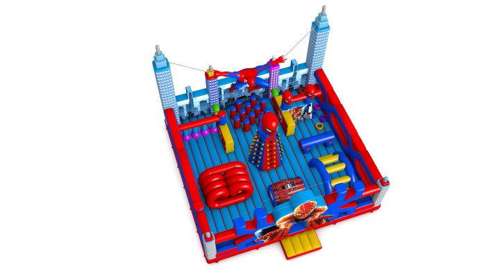 Надувной батут «Спайдер 8» 10,5*10*7,5 м