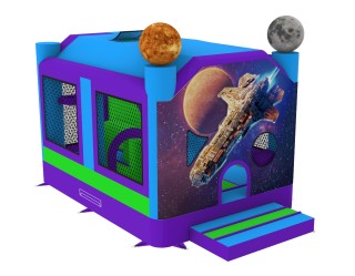 Надувной батут "Рентор космос" 5,5*4*4,4 м