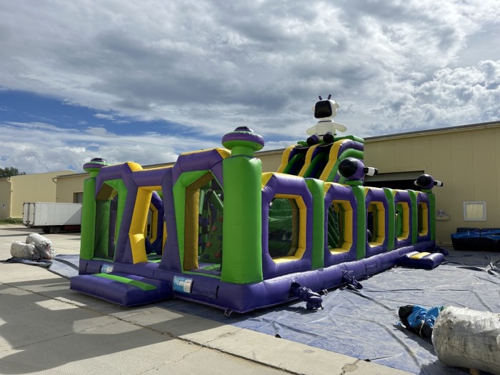 Надувной батут "Космос" 14*7*8 м