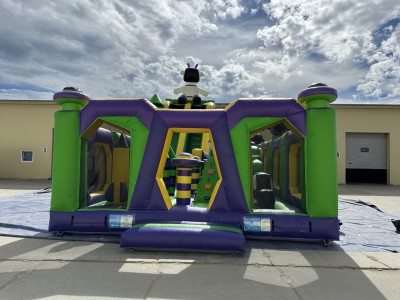 Надувной батут "Космос" 14*7*8 м
