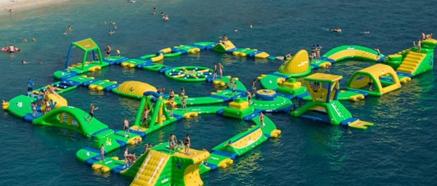 Надувной аквапарк "Спорт парк 150" 51*35*4 м 