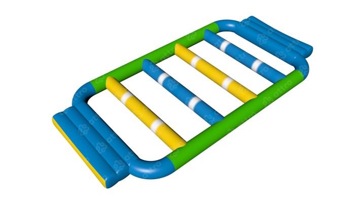 Надувной аквапарк "Спорт парк 150" 51*35*4 м 