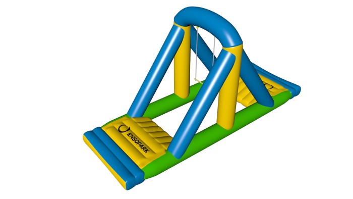 Надувной аквапарк "Спорт парк 150" 51*35*4 м 
