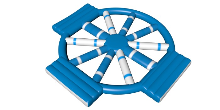 Надувной аквапарк "Спорт парк 150" 51*35*4 м 