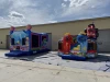 Надувной батут "Тачки конструктор" 5*4,5*4,5 м