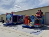 Надувной батут "Тачки конструктор" 5*4,5*4,5 м