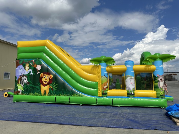 Надувной батут "Джуманджи SAFARI" 10*7*4,5 м