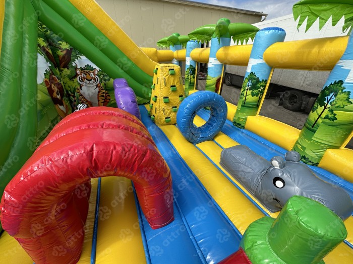 Надувной батут "Джуманджи SAFARI" 10*7*4,5 м