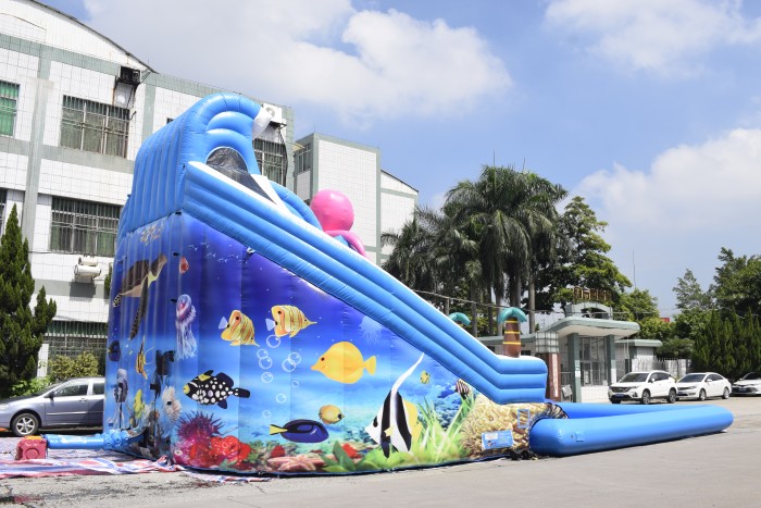 Надувной аквапарк "Осьминог 3" 14*10*7 м