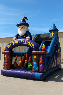 Проект надувного батута «Школа волшебников»