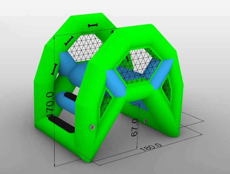 Лестница для бассейна надувного аквапарка малая