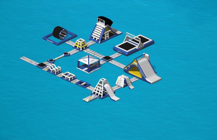 Надувной аквапарк "Акваглайд 125"