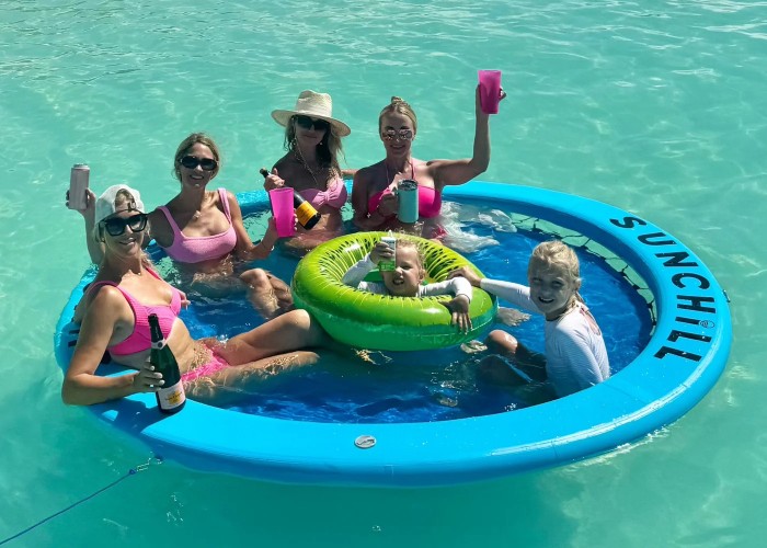 Надувной плавающий гамак Sunchill