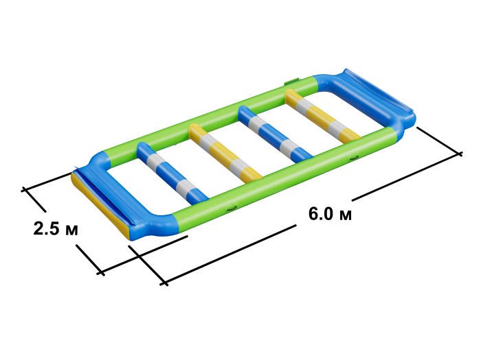 Надувной аквапарк "Спорт парк 20" 38*2,7 м