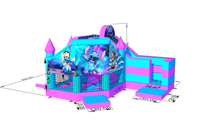 Надувной батут "Лило" 6*5*4м