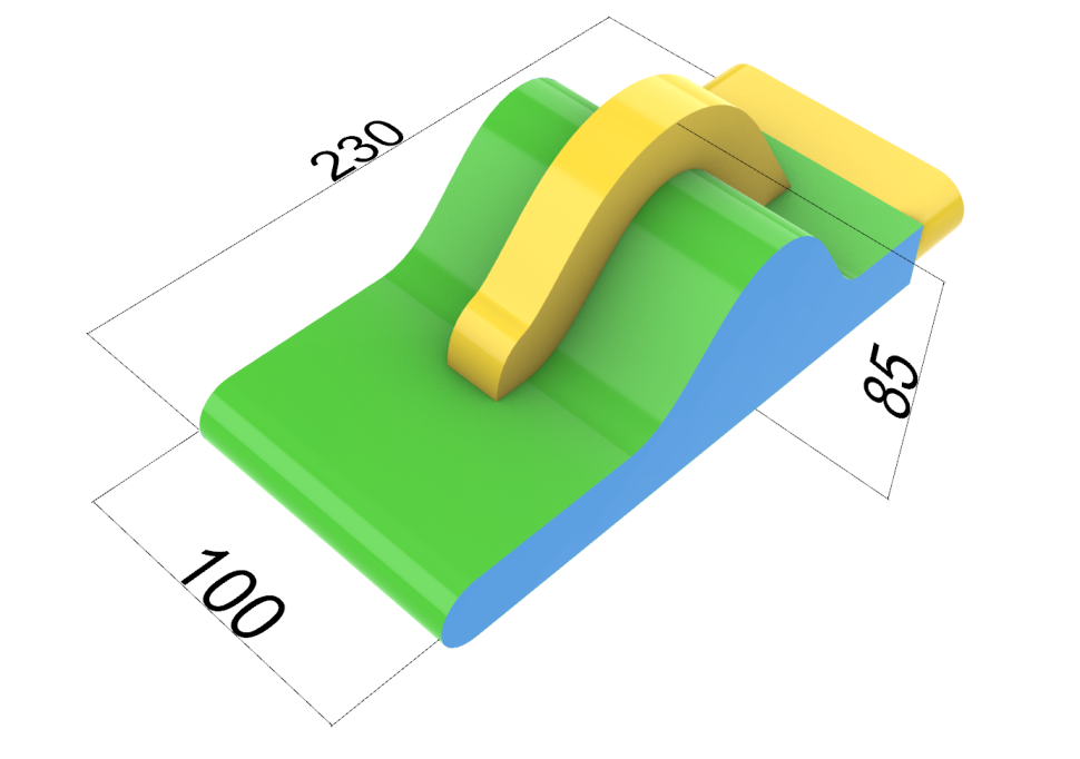 Надувной инвентарь для развлечений  «Надувная спортивная площадка» 15*11,2*1,68