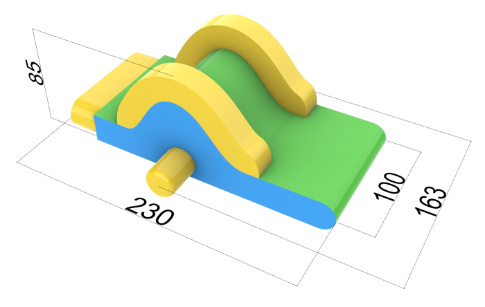 Надувной инвентарь для развлечений  «Надувная спортивная площадка» 15*11,2*1,68