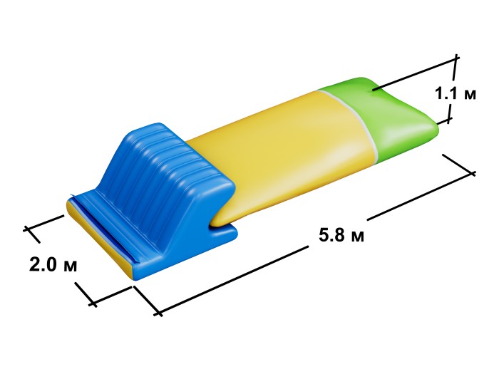 Надувной мини-аквапарк "Аквастанция+"