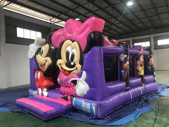 Надувная горка "Майкл и Минерва" 5*5*3,2м