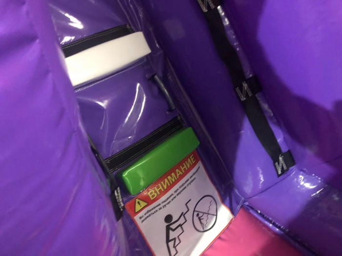 Надувная горка "Майкл и Минерва" 5*5*3,2м