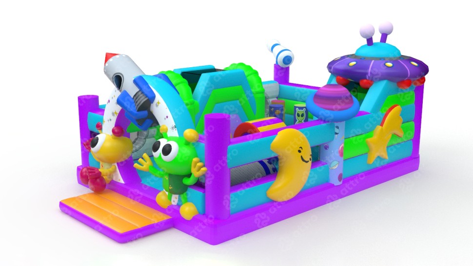 Надувная горка 